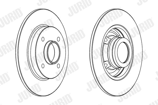 JURID 562938JC-1 Brake Disc