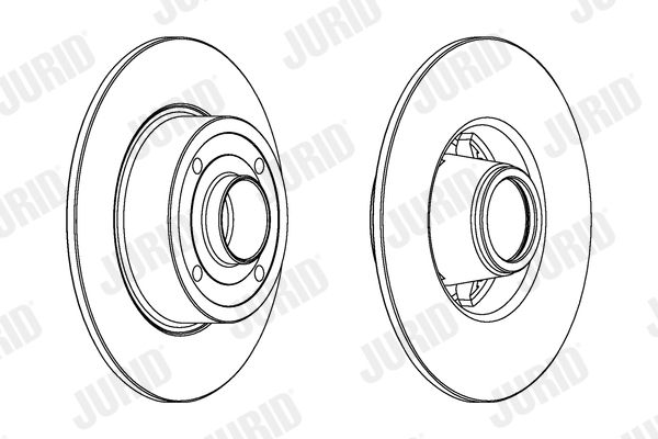 JURID 562939JC-1 Brake Disc