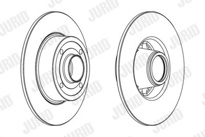 Brake Disc JURID 562939JC-1