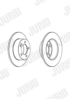 JURID 562940JC Brake Disc