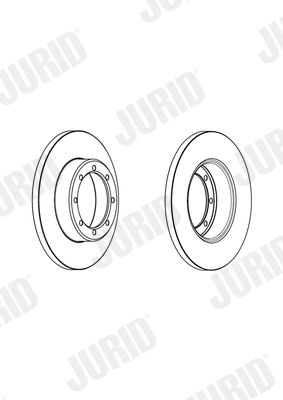 JURID 562941JC Brake Disc