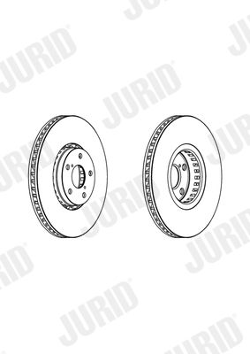 JURID 562950JC-1 Brake Disc
