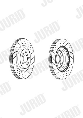 Brake Disc JURID 562954JC-1