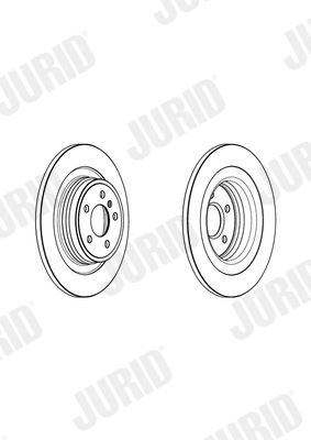 Brake Disc JURID 562955JC