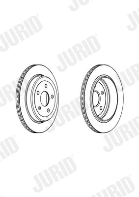 Brake Disc JURID 562970JC