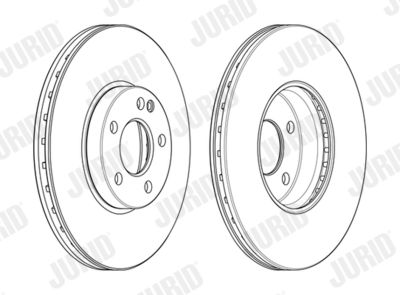 Brake Disc JURID 562989JC-1