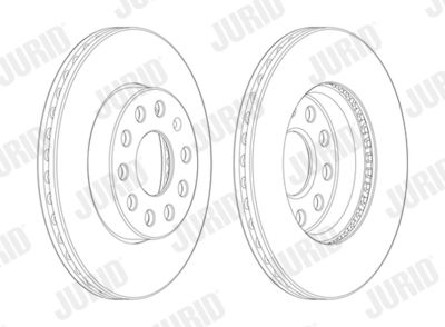 Brake Disc JURID 562990JC-1