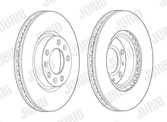 JURID 562992JC Brake Disc