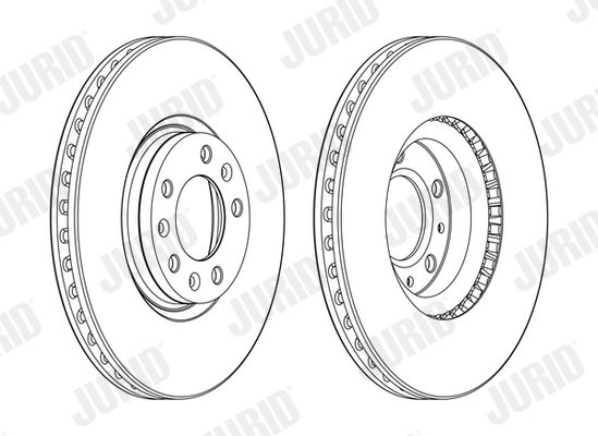 JURID 562994JC Brake Disc