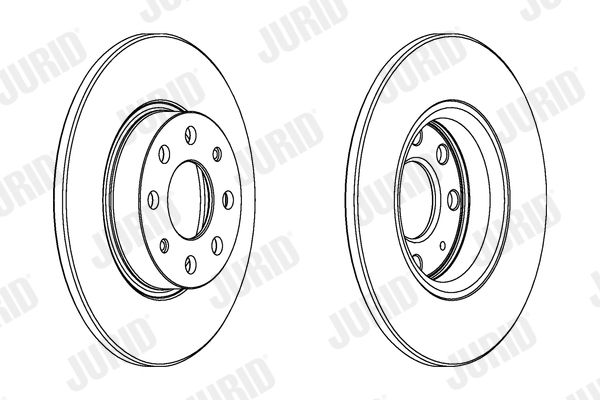 JURID 563020JC Brake Disc