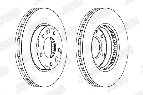 JURID 563039JC Brake Disc