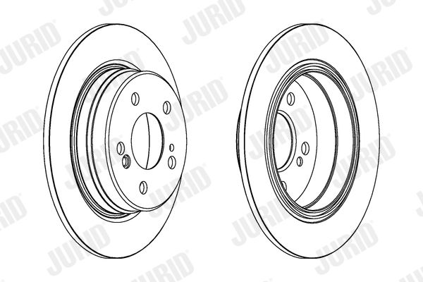 JURID 563040JC Brake Disc