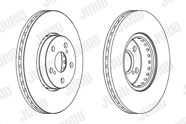 JURID 563048JC Brake Disc