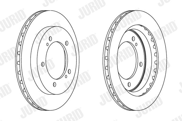 JURID 563049JC Brake Disc