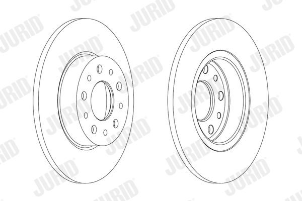 JURID 563064JC Brake Disc