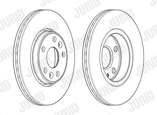 JURID 563080JC Brake Disc
