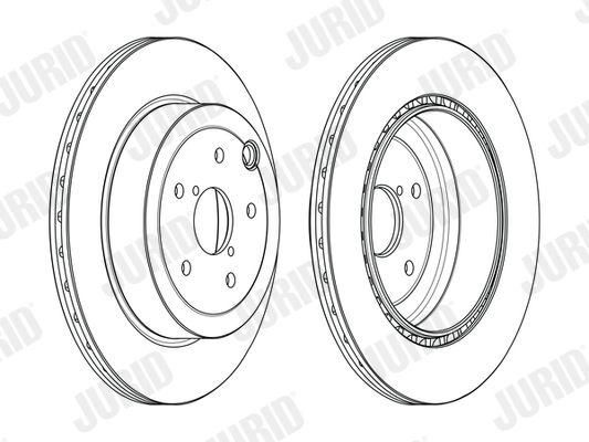 JURID 563108JC Brake Disc