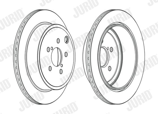 JURID 563109JC Brake Disc