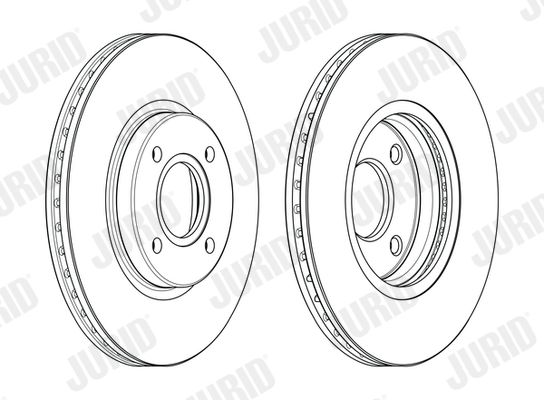 JURID 563115JC Brake Disc