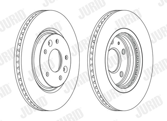 JURID 563120JC Brake Disc