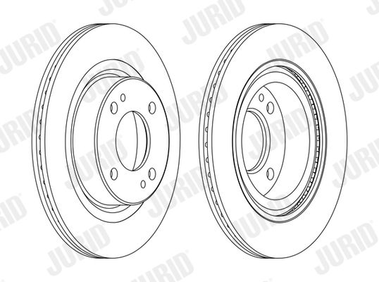 JURID 563121JC Brake Disc