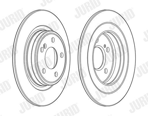 JURID 563140JC Brake Disc