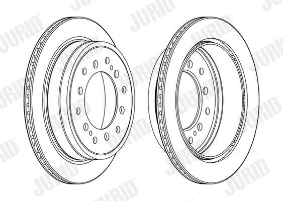 JURID 563157JC Brake Disc