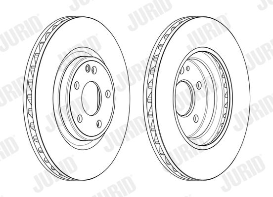JURID 563163JC Brake Disc