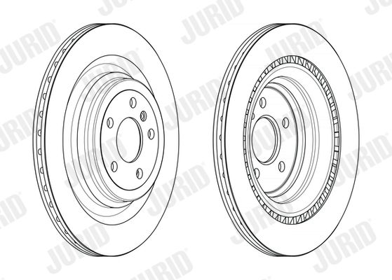 JURID 563243JC Brake Disc