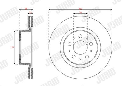 Brake Disc JURID 563658JC