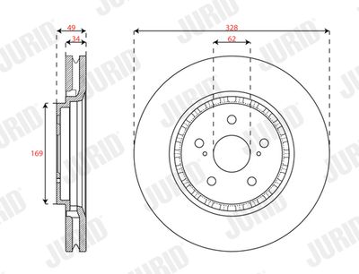 Brake Disc JURID 563707JC