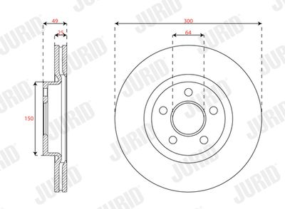Brake Disc JURID 563708JC