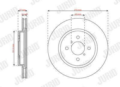 Brake Disc JURID 563816JC
