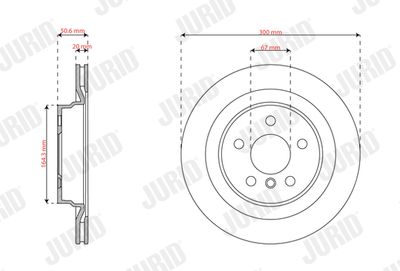 Brake Disc JURID 563827JC