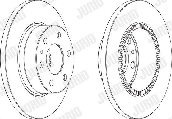 JURID 569163J Brake Disc