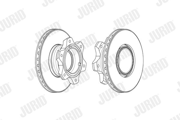 JURID 569227J Brake Disc