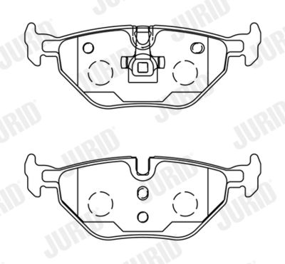 Brake Pad Set, disc brake JURID 571960J