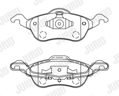 Brake Pad Set, disc brake JURID 571967J