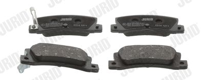 Brake Pad Set, disc brake JURID 572182J