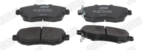 JURID 572380J Brake Pad Set, disc brake
