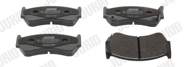 JURID 572396J Brake Pad Set, disc brake