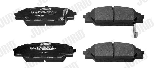 JURID 572432J Brake Pad Set, disc brake