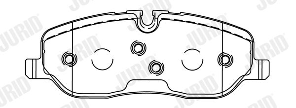 JURID 572521J Brake Pad Set, disc brake