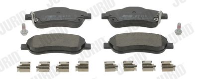 Brake Pad Set, disc brake JURID 572605JC