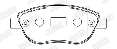 Brake Pad Set, disc brake JURID 573031J