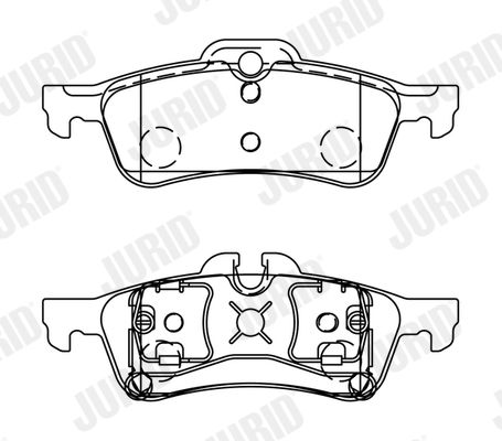 JURID 573056J Brake Pad Set, disc brake