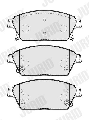 JURID 573325J Brake Pad Set, disc brake