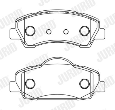 Brake Pad Set, disc brake JURID 573630J