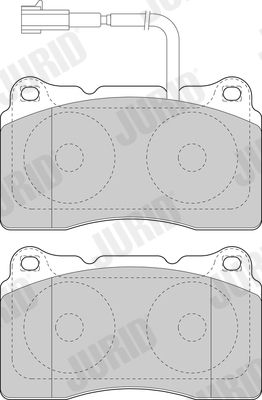 Brake Pad Set, disc brake JURID 573637J