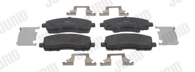 Brake Pad Set, disc brake JURID 573661J